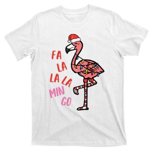 Christmas Fa La La Mingo Flamingo Xmas T-Shirt