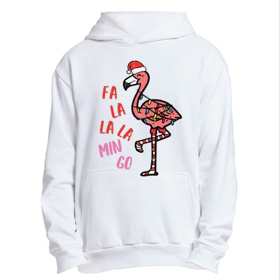 Christmas Fa La La Mingo Flamingo Xmas Urban Pullover Hoodie