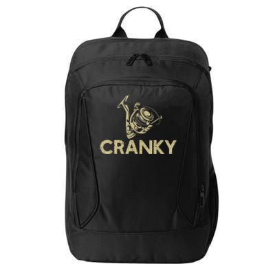 Crankbait Fishing Lure Cranky Funny Gift Ideas For Fishing City Backpack