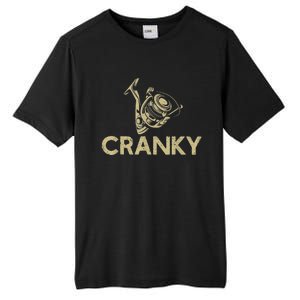 Crankbait Fishing Lure Cranky Funny Gift Ideas For Fishing Tall Fusion ChromaSoft Performance T-Shirt