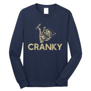 Crankbait Fishing Lure Cranky Funny Gift Ideas For Fishing Long Sleeve Shirt