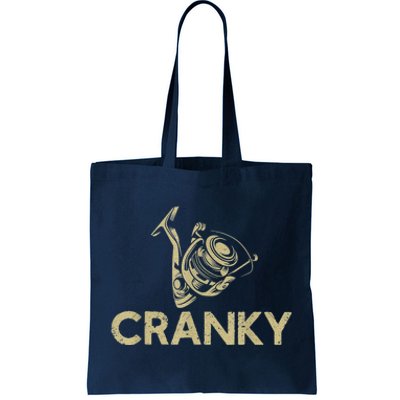 Crankbait Fishing Lure Cranky Funny Gift Ideas For Fishing Tote Bag