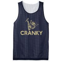 Crankbait Fishing Lure Cranky Funny Gift Ideas For Fishing Mesh Reversible Basketball Jersey Tank