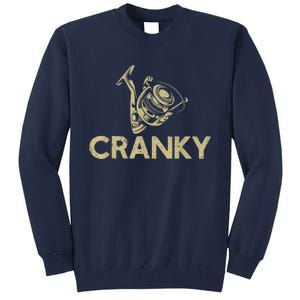 Crankbait Fishing Lure Cranky Funny Gift Ideas For Fishing Tall Sweatshirt