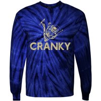 Crankbait Fishing Lure Cranky Funny Gift Ideas For Fishing Tie-Dye Long Sleeve Shirt