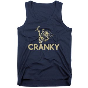 Crankbait Fishing Lure Cranky Funny Gift Ideas For Fishing Tank Top