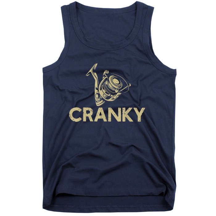 Crankbait Fishing Lure Cranky Funny Gift Ideas For Fishing Tank Top