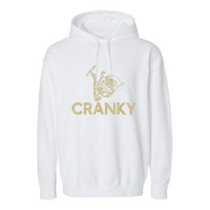 Crankbait Fishing Lure Cranky Funny Gift Ideas For Fishing Garment-Dyed Fleece Hoodie