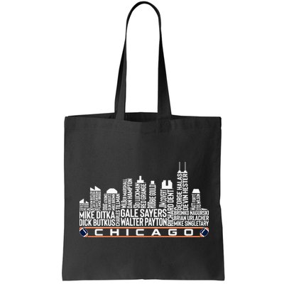 Chicago Football Legend Chicago Skyline Bag