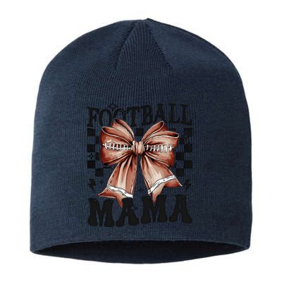 Coquette Football Mama Mom Mother Sustainable Beanie