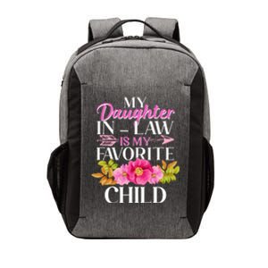 Cute Floral My Daughter In Law Is My Favorite Child Vector Backpack