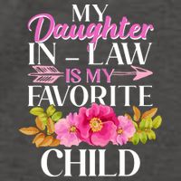 Cute Floral My Daughter In Law Is My Favorite Child Vector Backpack