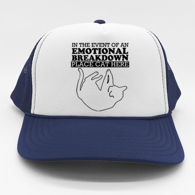 Cat For MenWomen Funny Cat For Cat DadMom Trucker Hat