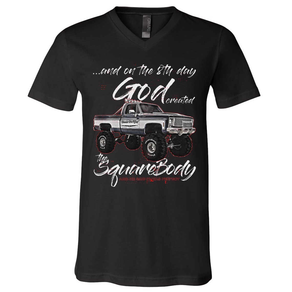 Click For More Hotrods Custom Muscle Cars Trucks 8th God,jimmy,squarebody Truck,suburban,blazer,silv V-Neck T-Shirt