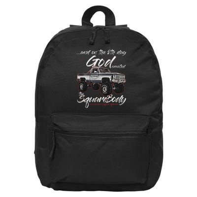 Click For More Hotrods Custom Muscle Cars Trucks 8th God,jimmy,squarebody Truck,suburban,blazer,silv 16 in Basic Backpack