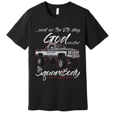 Click For More Hotrods Custom Muscle Cars Trucks 8th God,jimmy,squarebody Truck,suburban,blazer,silv Premium T-Shirt