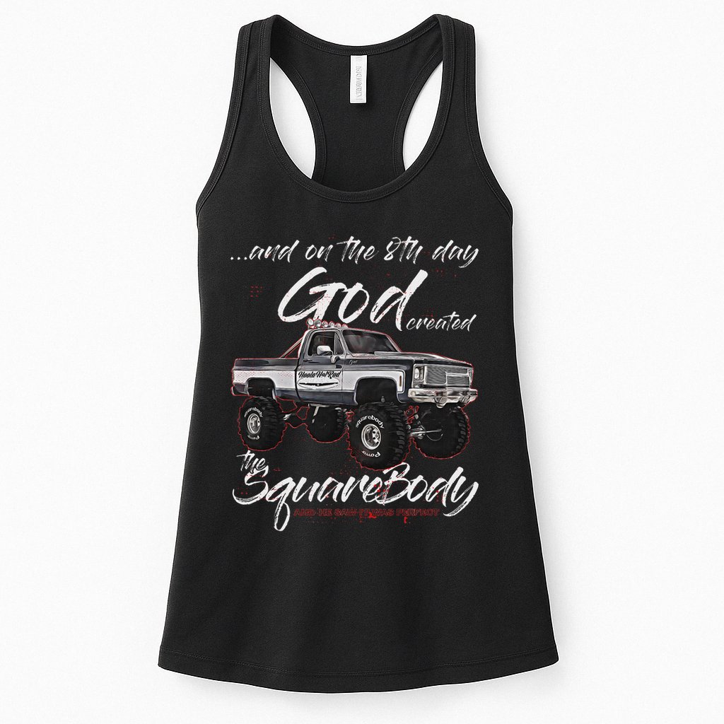 Click For More Hotrods Custom Muscle Cars Trucks 8th God,jimmy,squarebody Truck,suburban,blazer,silv Womens Tank Top