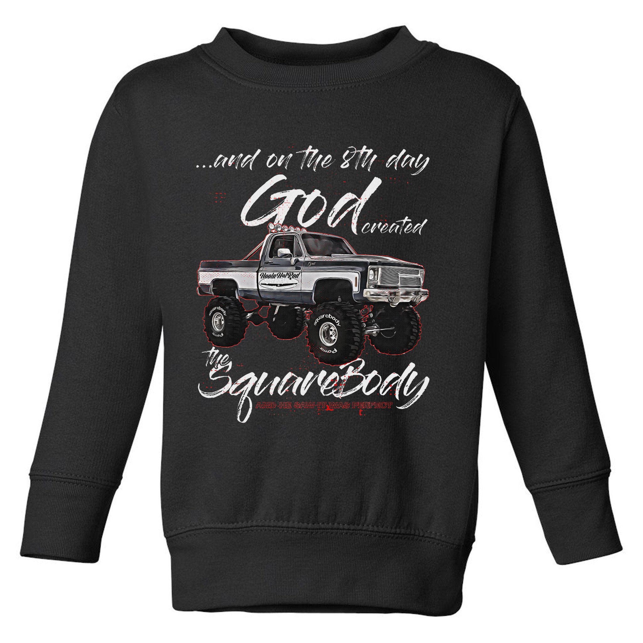 Click For More Hotrods Custom Muscle Cars Trucks 8th God,jimmy,squarebody Truck,suburban,blazer,silv Toddler Sweatshirt