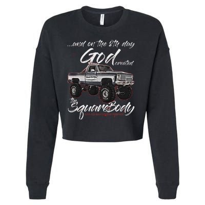 Click For More Hotrods Custom Muscle Cars Trucks 8th God,jimmy,squarebody Truck,suburban,blazer,silv Cropped Pullover Crew