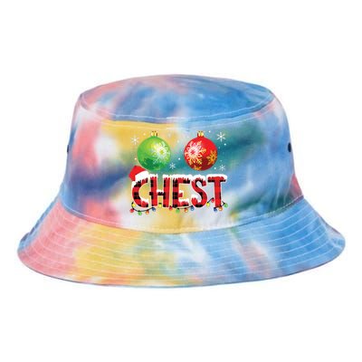 Chestnuts Funny Matching Couples Christmas Lights Nuts Chest Tie Dye Newport Bucket Hat