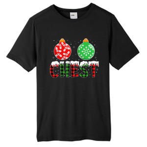 ChestNuts Funny Matching Chestnuts Christmas Couples Chest Tall Fusion ChromaSoft Performance T-Shirt