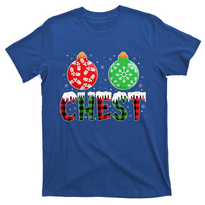 ChestNuts Funny Matching Chestnuts Christmas Couples Chest T-Shirt