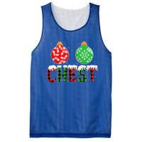 ChestNuts Funny Matching Chestnuts Christmas Couples Chest Mesh Reversible Basketball Jersey Tank