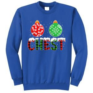 ChestNuts Funny Matching Chestnuts Christmas Couples Chest Tall Sweatshirt