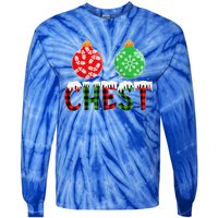 ChestNuts Funny Matching Chestnuts Christmas Couples Chest Tie-Dye Long Sleeve Shirt