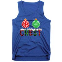 ChestNuts Funny Matching Chestnuts Christmas Couples Chest Tank Top