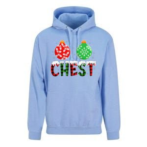 ChestNuts Funny Matching Chestnuts Christmas Couples Chest Unisex Surf Hoodie