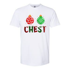 ChestNuts Funny Matching Chestnuts Christmas Couples Chest Softstyle CVC T-Shirt