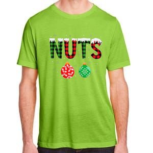 ChestNuts Funny Matching Chestnuts Christmas Couples Nuts Adult ChromaSoft Performance T-Shirt