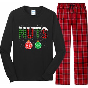 ChestNuts Funny Matching Chestnuts Christmas Couples Nuts Long Sleeve Pajama Set