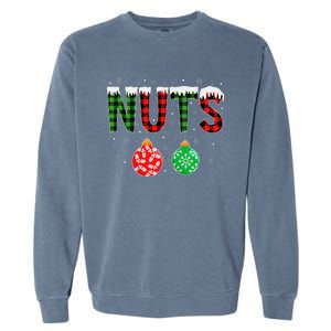 ChestNuts Funny Matching Chestnuts Christmas Couples Nuts Garment-Dyed Sweatshirt