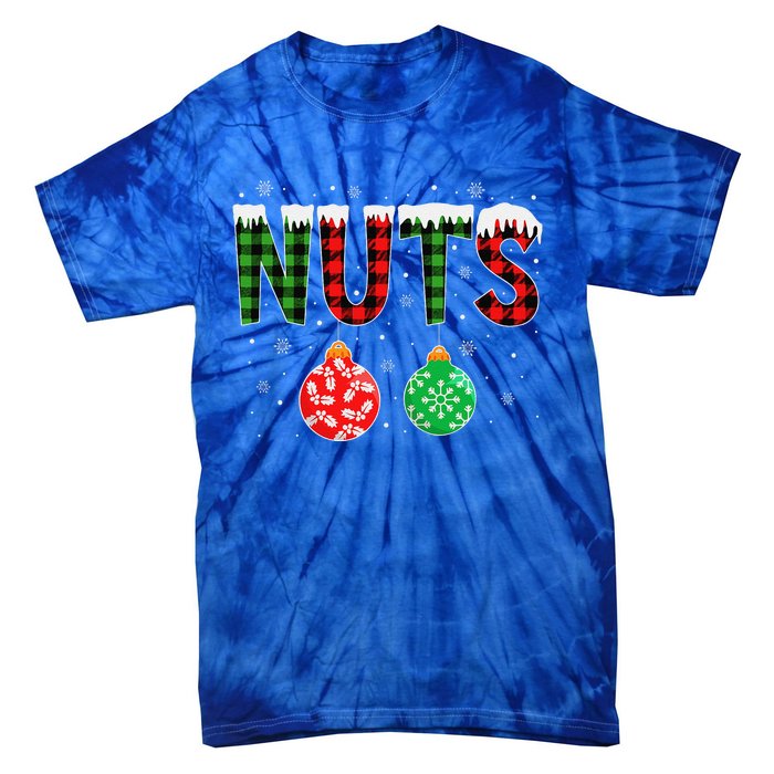 ChestNuts Funny Matching Chestnuts Christmas Couples Nuts Tie-Dye T-Shirt