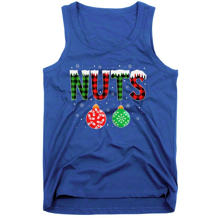 ChestNuts Funny Matching Chestnuts Christmas Couples Nuts Tank Top