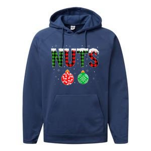 ChestNuts Funny Matching Chestnuts Christmas Couples Nuts Performance Fleece Hoodie