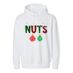 ChestNuts Funny Matching Chestnuts Christmas Couples Nuts Garment-Dyed Fleece Hoodie