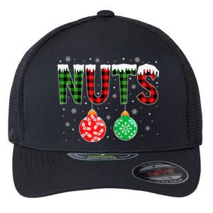 ChestNuts Funny Matching Chestnuts Christmas Couples Nuts Flexfit Unipanel Trucker Cap