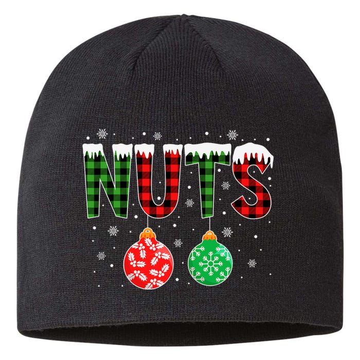 ChestNuts Funny Matching Chestnuts Christmas Couples Nuts Sustainable Beanie