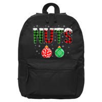 ChestNuts Funny Matching Chestnuts Christmas Couples Nuts 16 in Basic Backpack