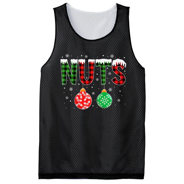 ChestNuts Funny Matching Chestnuts Christmas Couples Nuts Mesh Reversible Basketball Jersey Tank