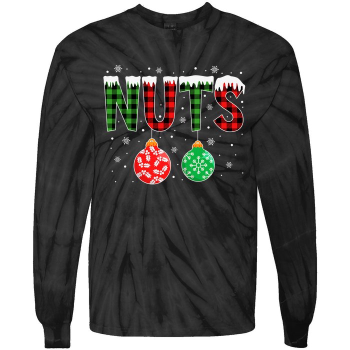 ChestNuts Funny Matching Chestnuts Christmas Couples Nuts Tie-Dye Long Sleeve Shirt