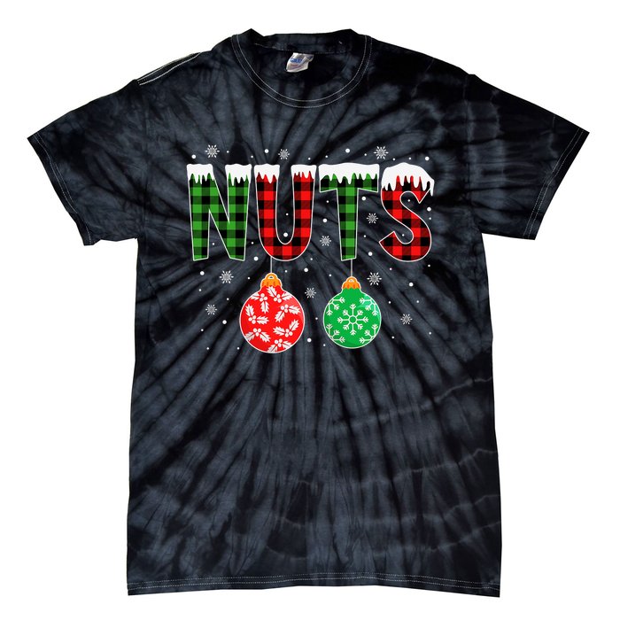 ChestNuts Funny Matching Chestnuts Christmas Couples Nuts Tie-Dye T-Shirt