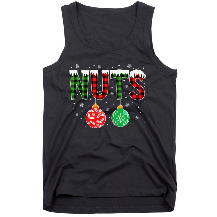 ChestNuts Funny Matching Chestnuts Christmas Couples Nuts Tank Top