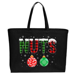 ChestNuts Funny Matching Chestnuts Christmas Couples Nuts Cotton Canvas Jumbo Tote