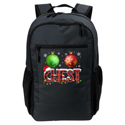 Chestnuts Funny Matching Couples Christmas Lights Nuts Chest Cute Gift Daily Commute Backpack