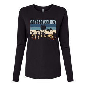 Cryptid Fantasy Monsters Mythical Creatures! Cryptozoology Womens Cotton Relaxed Long Sleeve T-Shirt