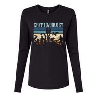 Cryptid Fantasy Monsters Mythical Creatures! Cryptozoology Womens Cotton Relaxed Long Sleeve T-Shirt